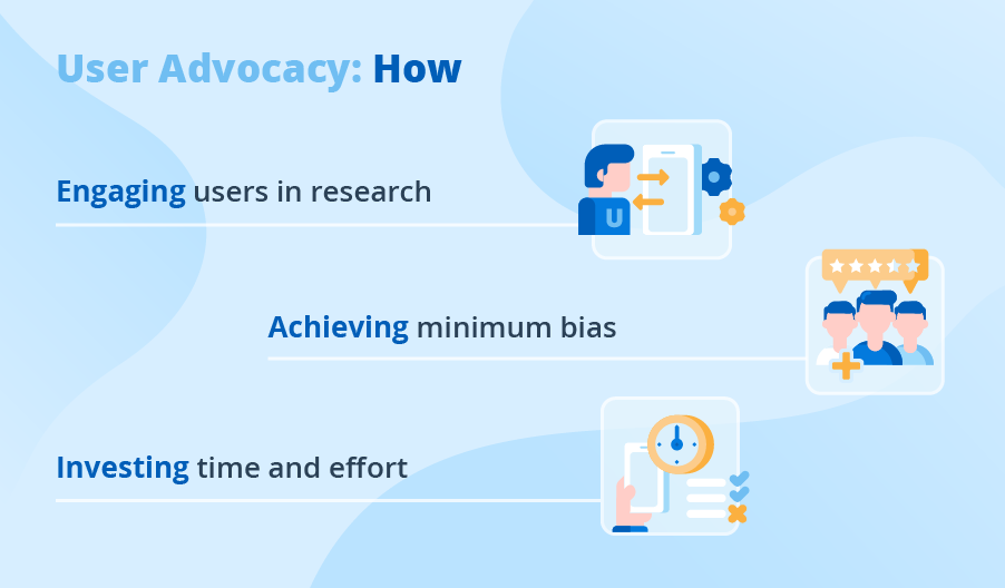 How to implement user advocacy