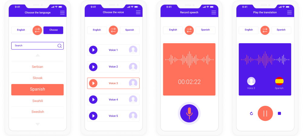 real time ai voice translation web app