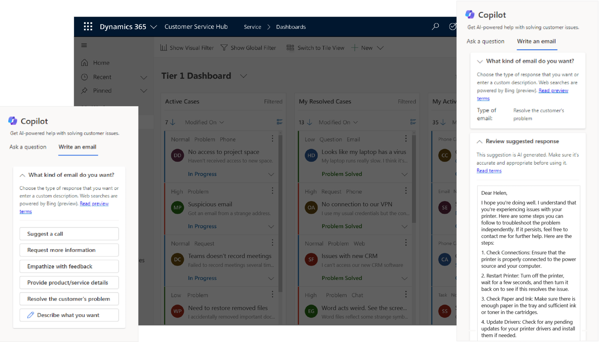 screenshots use case 2