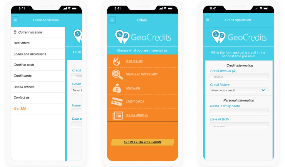 geocredits app