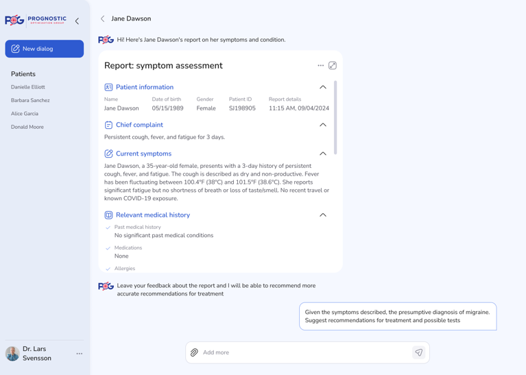 2 physician facing features