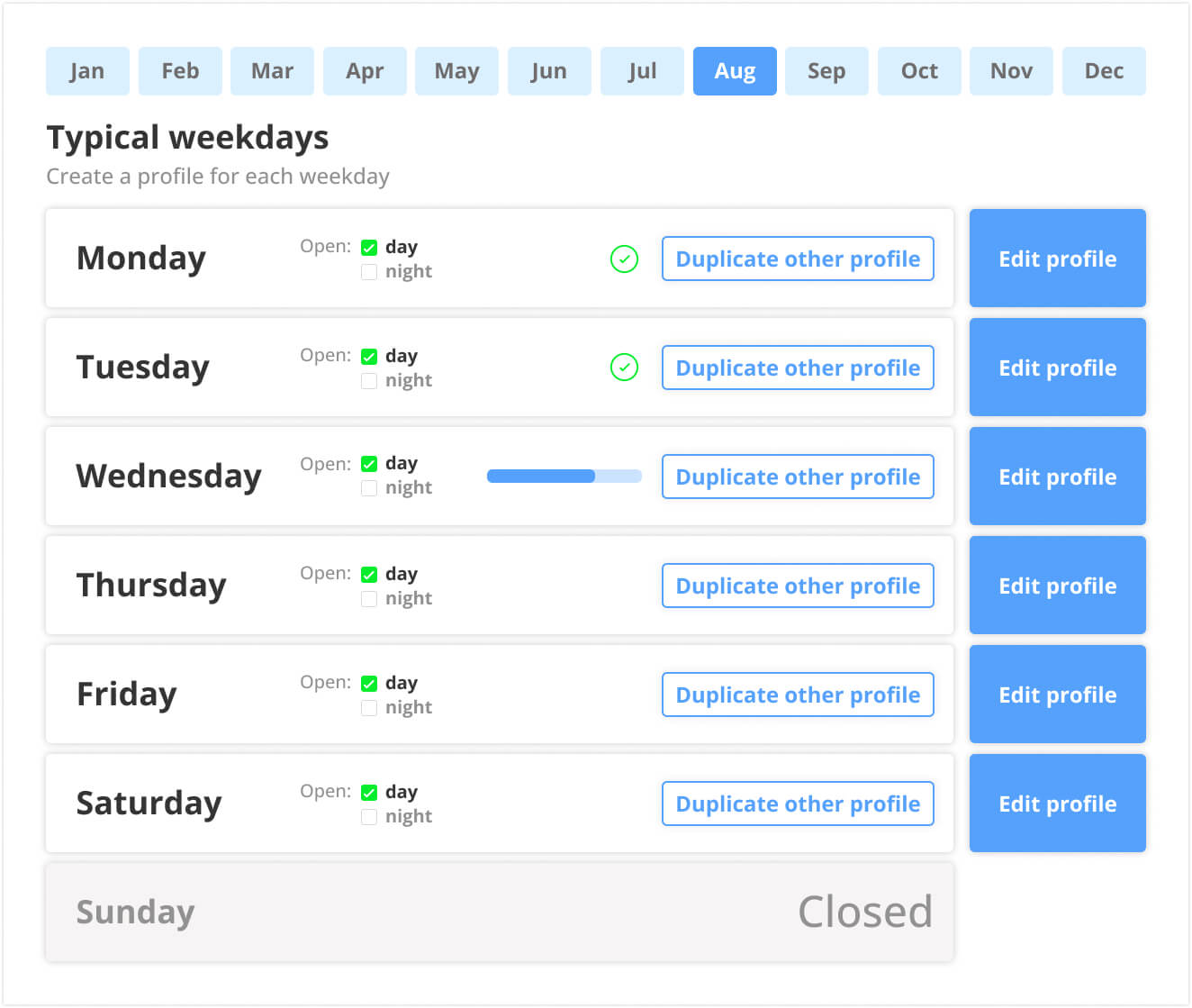 trade marketing planning app 3 screens