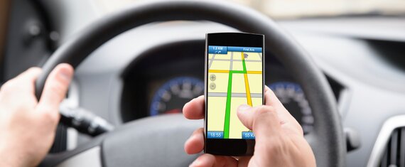 GPS Navigation App with Voice Guidance