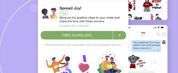 Integration of Sticker Market into Viber Mobile App