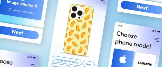 Personalized Phone Case Design App with Automated Product Ordering