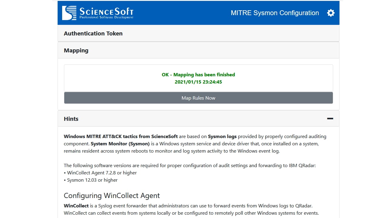 MITRE Windows Integration App