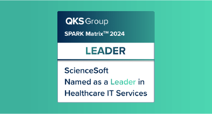 ScienceSoft Named Among Leaders of Healthcare IT Services Market, According to Quadrant Knowledge Solutions 