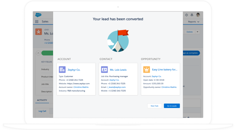 Subscription Management Demo, Sales Cloud