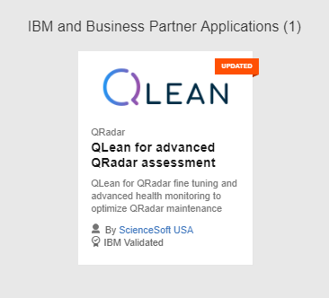 IBM and Business Partner Applications